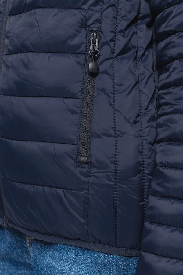 Leichte Damen-Steppjacke mit Kapuze