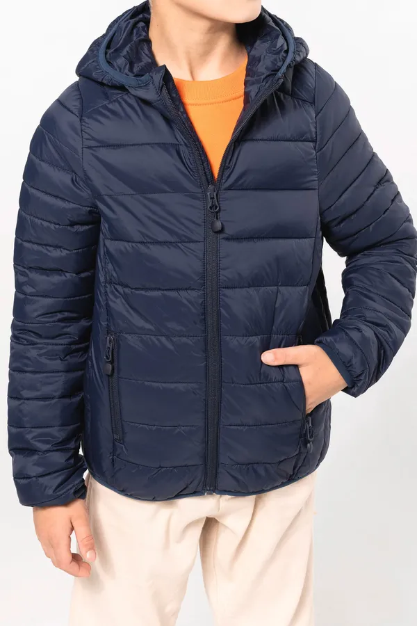 Leichte Steppjacke mit Kapuze