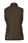 Damen Steppweste Mossy Green / Black