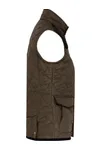 Damen Steppweste Mossy Green / Black