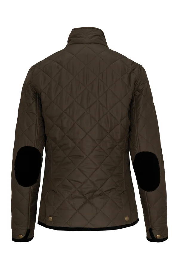 Herren-Steppjacke Mossy Green / Black