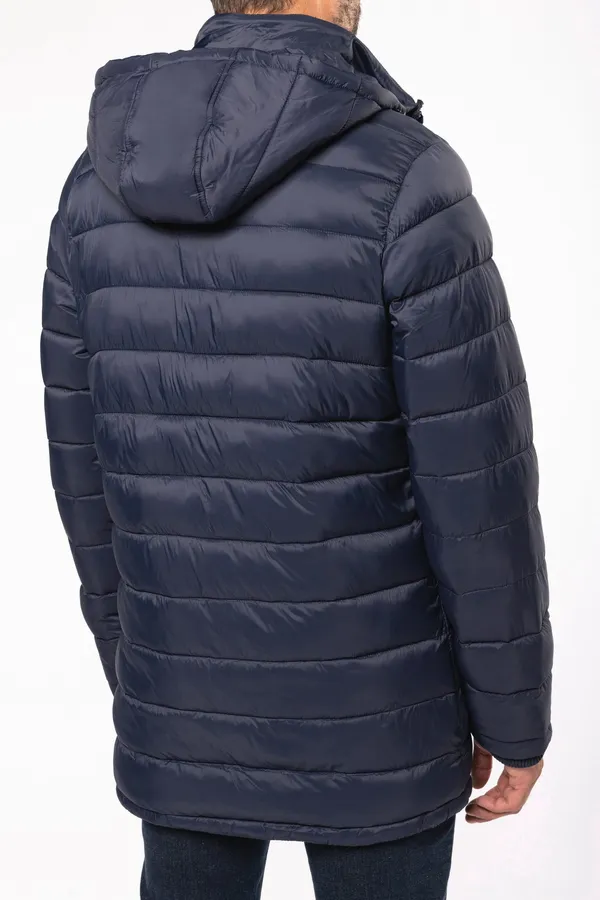Leichter Herren-Daunenparka mit Kapuze