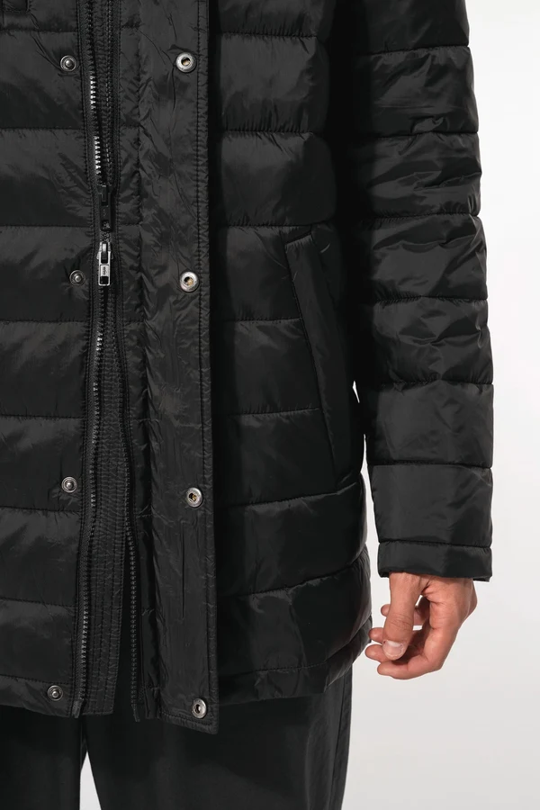 Leichter Herren-Daunenparka mit Kapuze