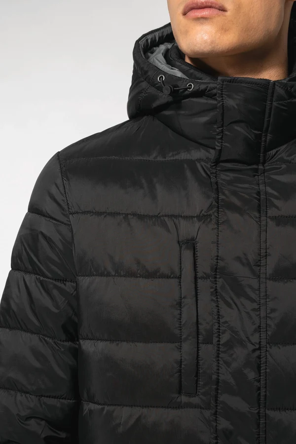 Leichter Herren-Daunenparka mit Kapuze