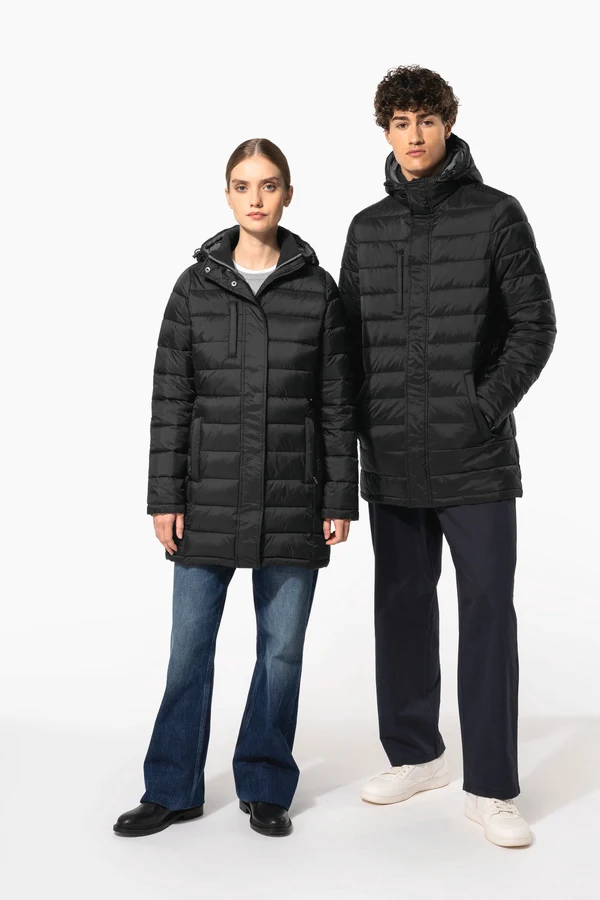 Leichter Herren-Daunenparka mit Kapuze