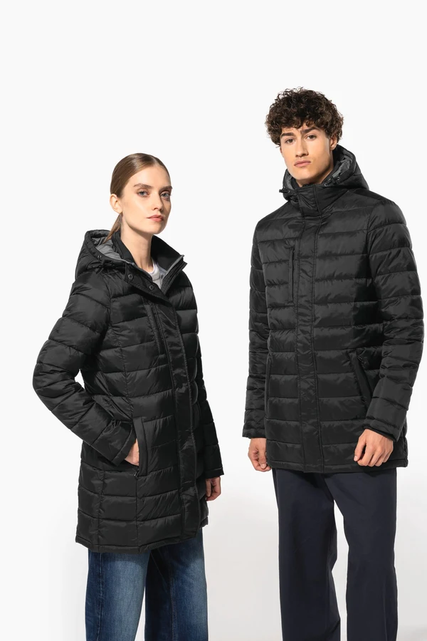 Leichter Herren-Daunenparka mit Kapuze