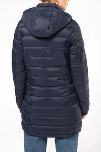 Leichter Damen-Daunenparka mit Kapuze