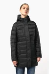 Leichter Damen-Daunenparka mit Kapuze