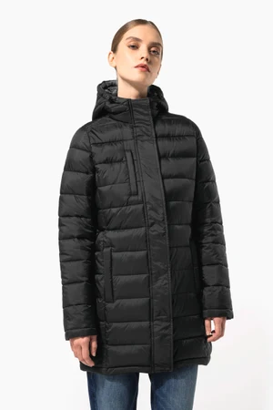 Leichter Damen-Daunenparka mit Kapuze