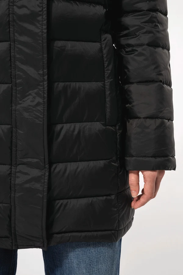 Leichter Damen-Daunenparka mit Kapuze