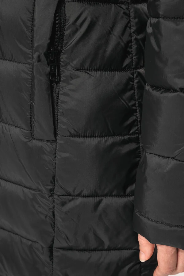Leichter Damen-Daunenparka mit Kapuze