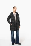 Leichter Damen-Daunenparka mit Kapuze