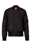 Wende-Bomberjacke Black / Orange