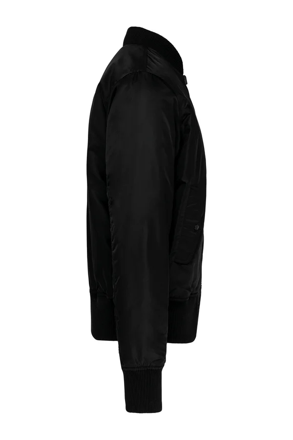 Wende-Bomberjacke Black / Orange