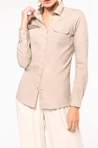 Langarm-Safarihemd für Damen