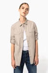 Langarm-Safarihemd für Damen