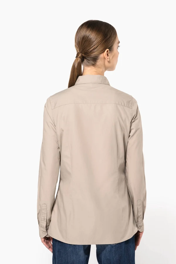 Langarm-Safarihemd für Damen