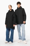 Recycelter Unisex-Kapuzenparka
