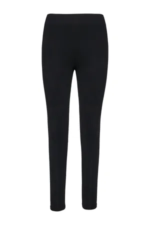 7/8 nahtlose Damen-Leggings Black