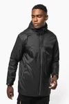 Gefütterte Unisex-Kapuzenjacke aus Mikrofleece