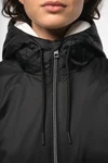 Gefütterte Unisex-Kapuzenjacke aus Mikrofleece