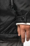 Gefütterte Unisex-Kapuzenjacke aus Mikrofleece