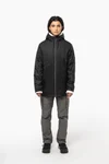 Gefütterte Unisex-Kapuzenjacke aus Mikrofleece