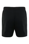 Umweltfreundliche Fleece-Bermudashorts für Herren Black