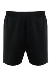Umweltfreundliche Fleece-Bermudashorts für Herren Black