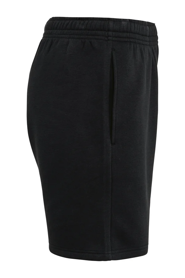 Umweltfreundliche Fleece-Bermudashorts für Herren Black