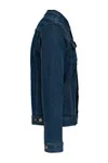 Ungefütterte, kurze Herren-Jeansjacke Blue Rinse