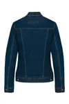 Ungefütterte, kurze Damen-Jeansjacke Blue Rinse