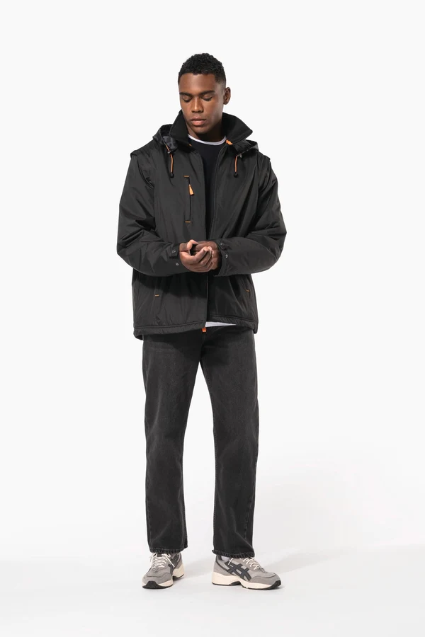 Jacke mit abnehmbaren Ärmeln Mann