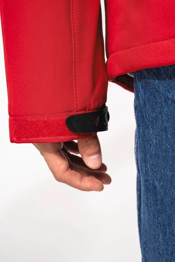Herrenparka Softshell wattiert mit Kapuze