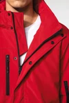 Herrenparka Softshell wattiert mit Kapuze
