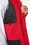 Herrenparka Softshell wattiert mit Kapuze