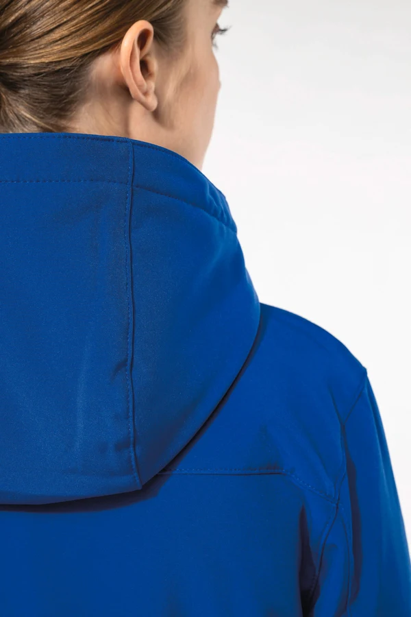 Damenparka Softshell wattiert mit Kapuze