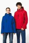 Damenparka Softshell wattiert mit Kapuze