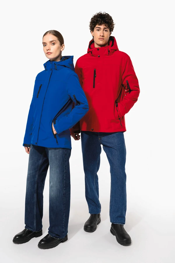 Damenparka Softshell wattiert mit Kapuze