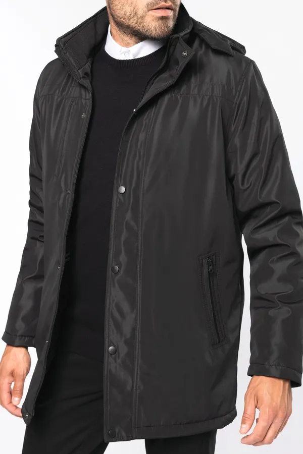 Parka mit abnehmbarer Kapuze