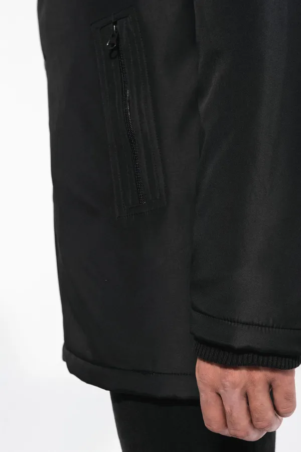 Parka mit abnehmbarer Kapuze