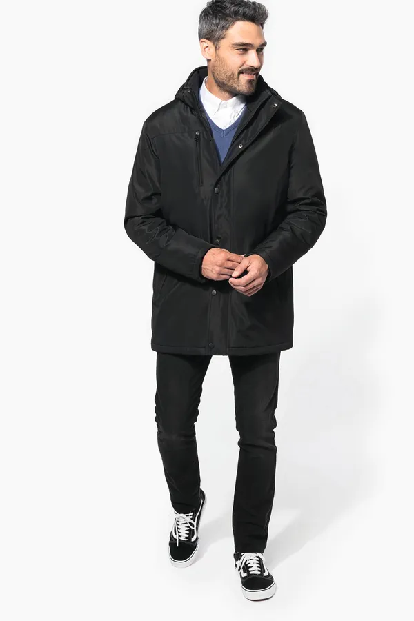 Parka mit abnehmbarer Kapuze