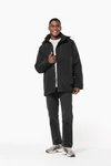 Parka mit abnehmbarer Kapuze