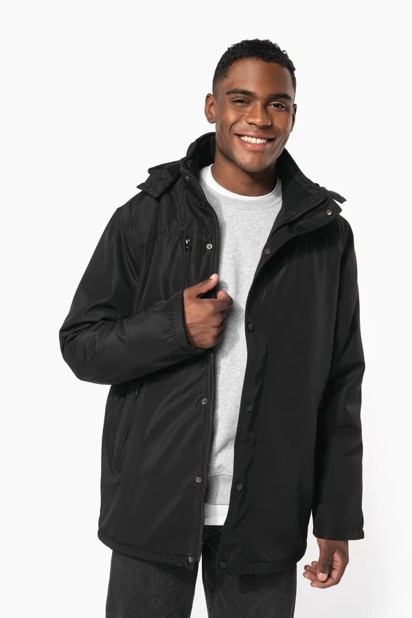 Parka mit abnehmbarer Kapuze