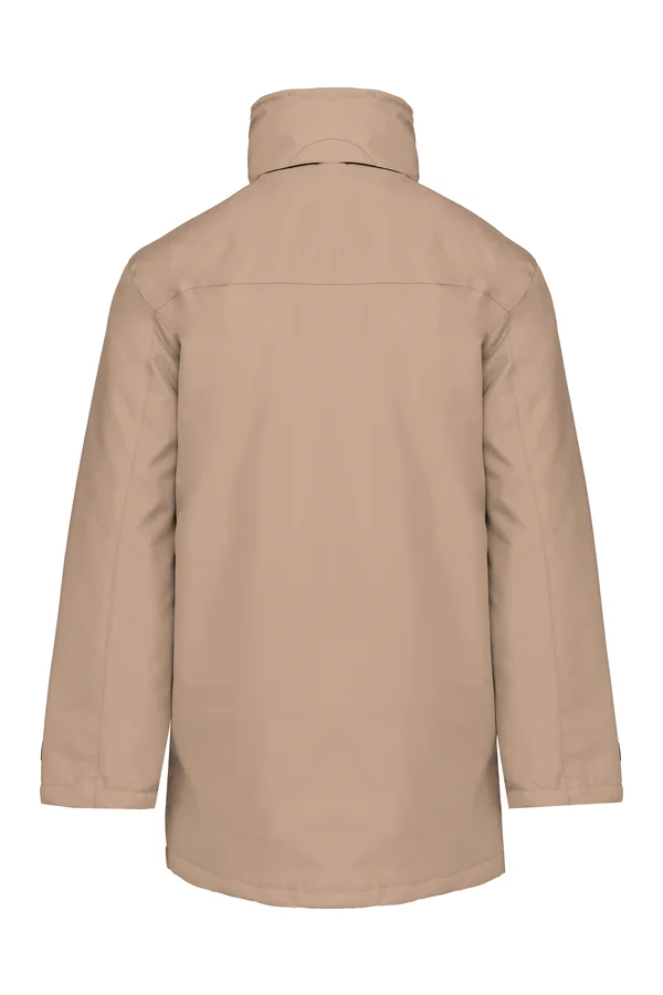 Parka > Parka, wattiert und mit Steppfutter Beige
