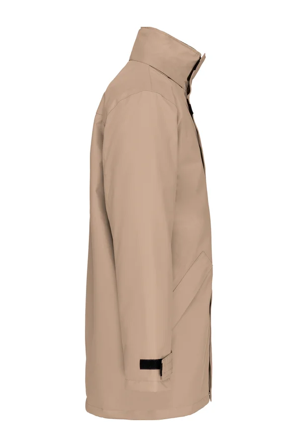 Parka > Parka, wattiert und mit Steppfutter Beige