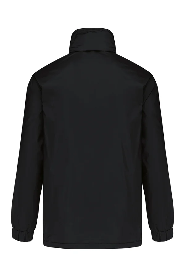 Gefütterte Windjacke für Herren Black