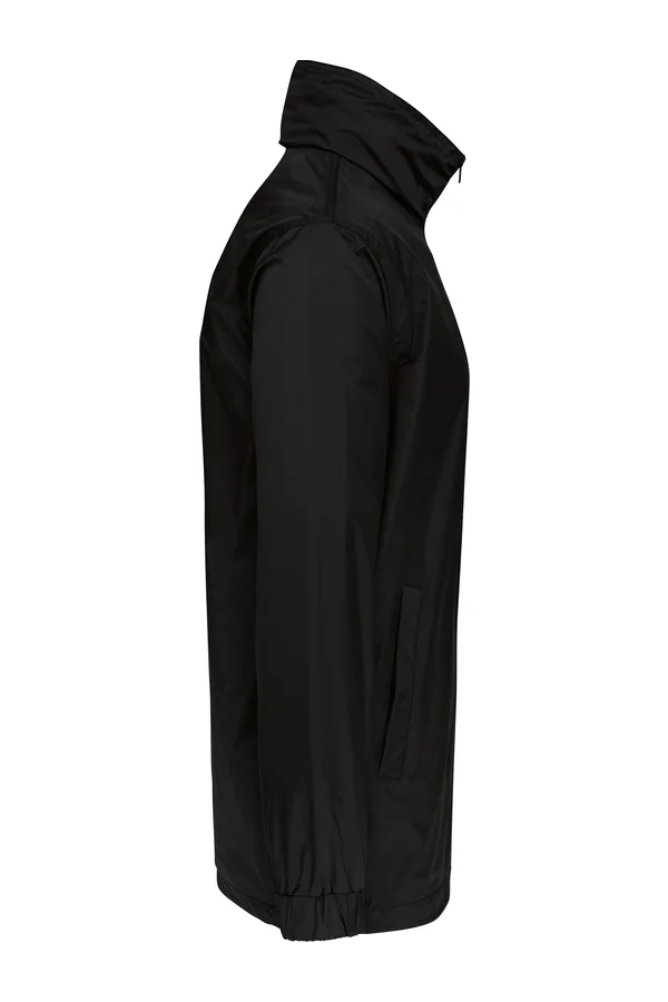Gefütterte Windjacke für Herren Black