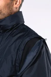 Men's removable-sleeve jacket