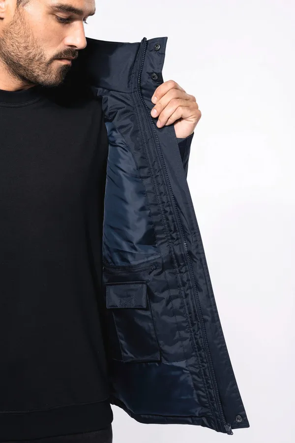 Men's removable-sleeve jacket